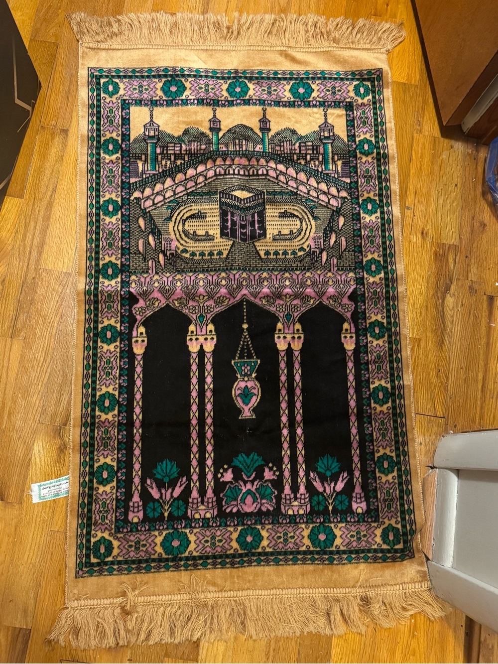 Turkish prayer rug mat sajadah mosque 🕌 with fringe